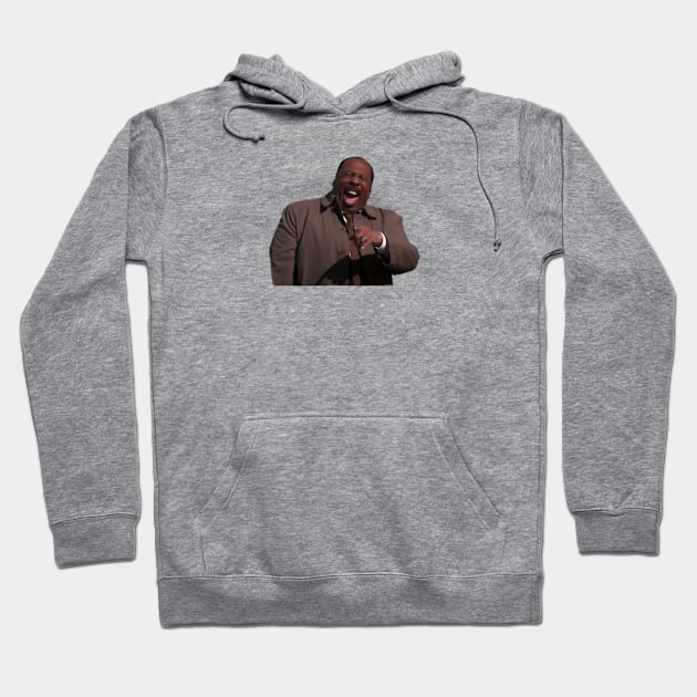 Stanley Hudson laughing Hoodie by RedValley